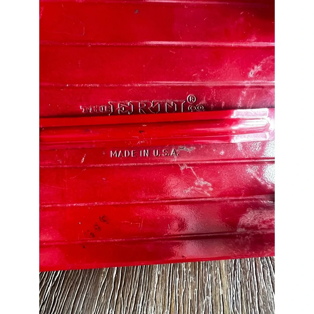 Vintage Ertl Red Metal Trailer Diecast Farm Toy Made in USA Replacement Parts